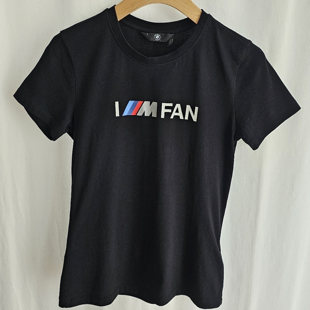 🇩🇪 BMW IM FAN Black Graphic T-Shirt - Picture 4 of 12